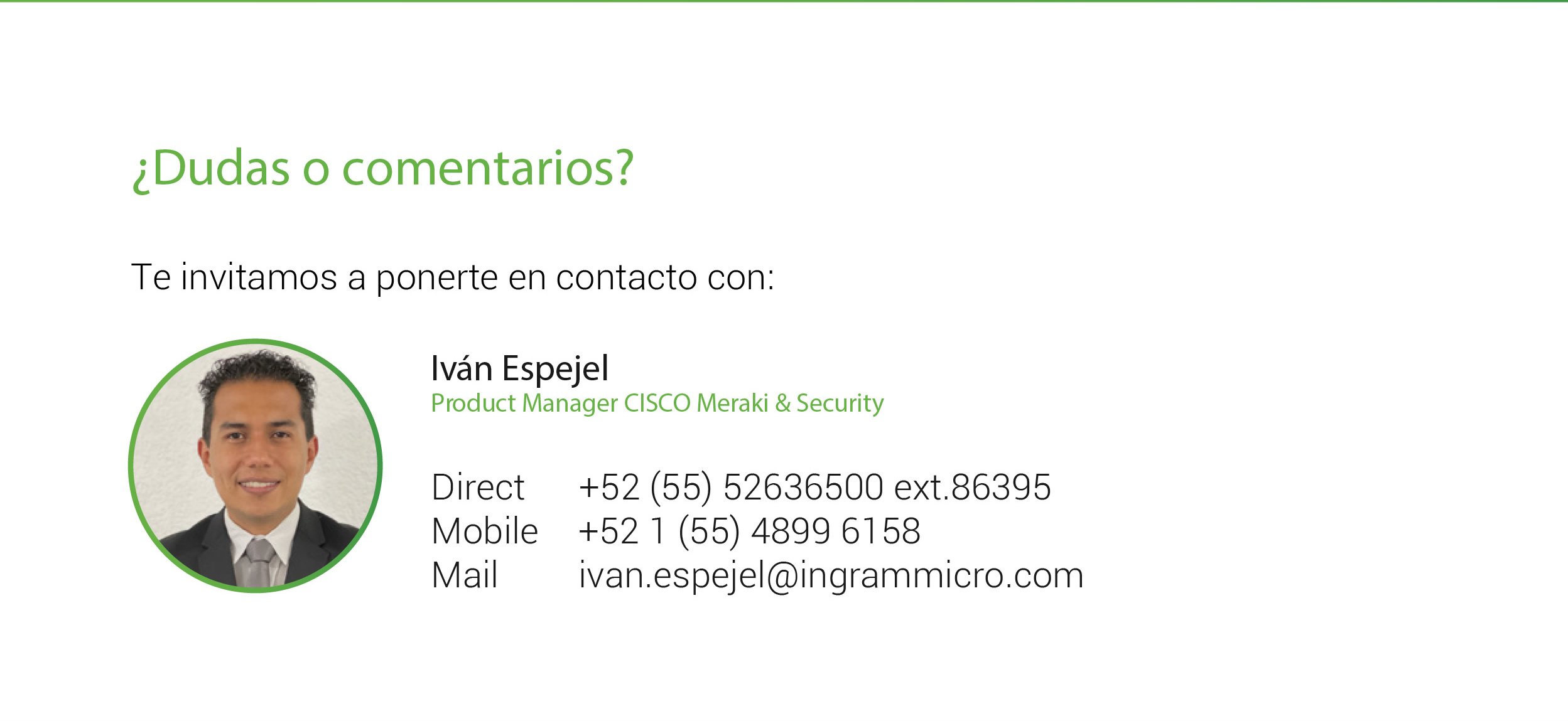 Cisco Meraki MT Sensores
