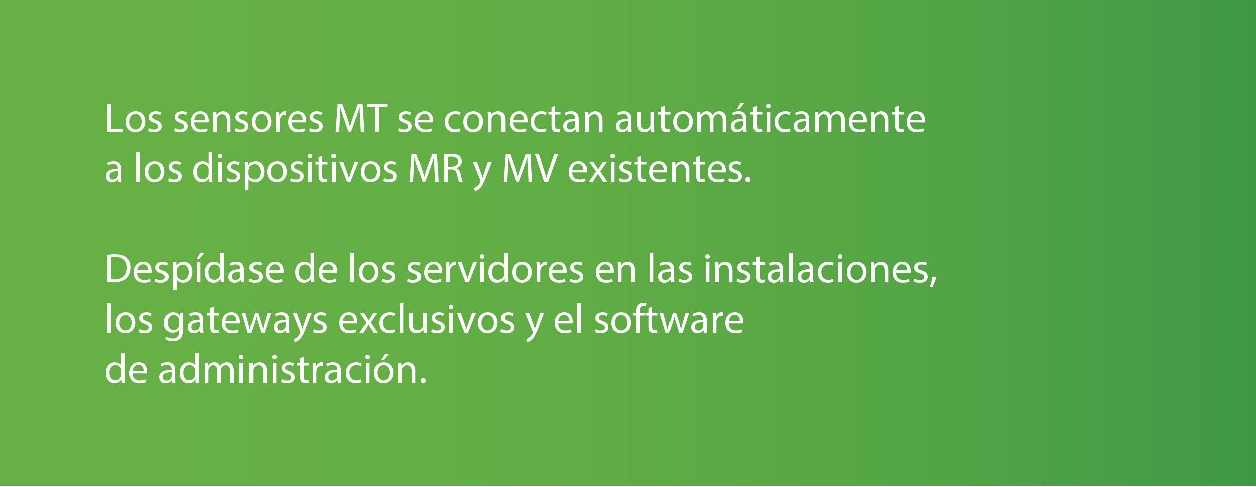 Cisco Meraki MT Sensores