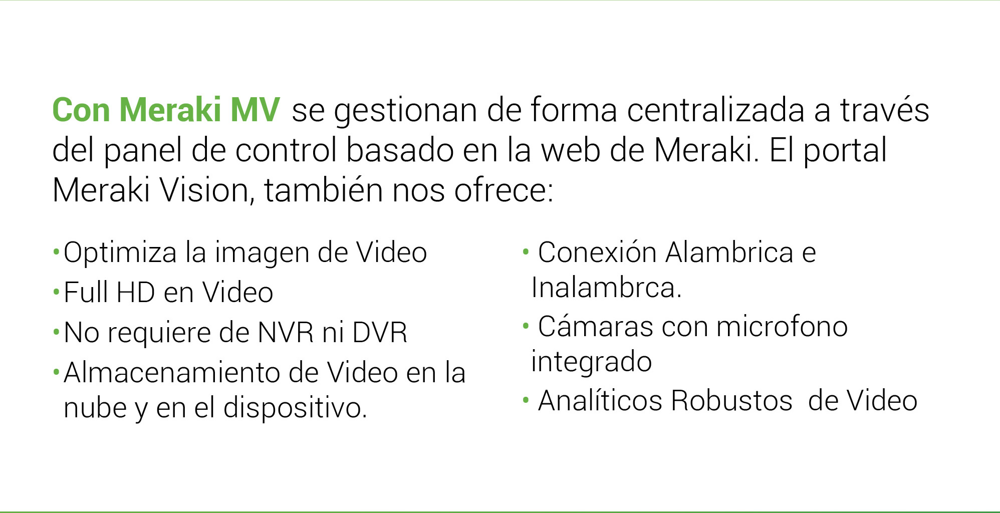 Cisco Meraki MV Vision