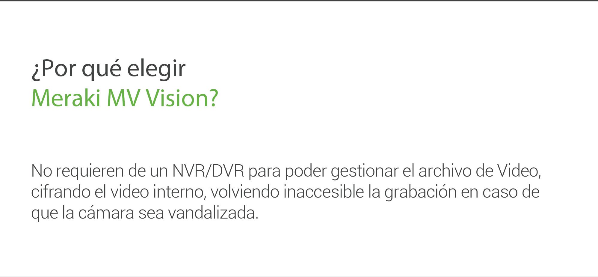 Cisco Meraki MV Vision